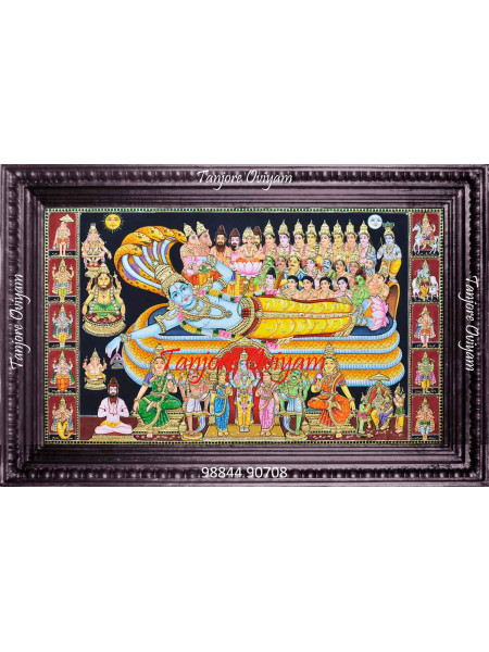 Tanjore Painting Perumal | Pallikonda Perumal